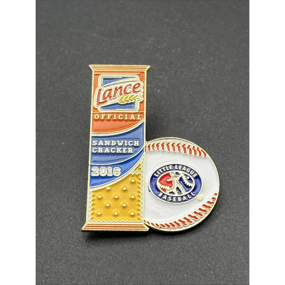 Little League Baseball Lance Snack Crackers‎ Sponsor 2016 Lapel Hat Pin